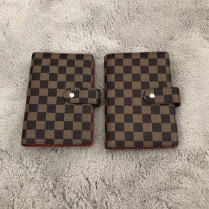 A6 Brown Checkered  Planner - Budget Binder